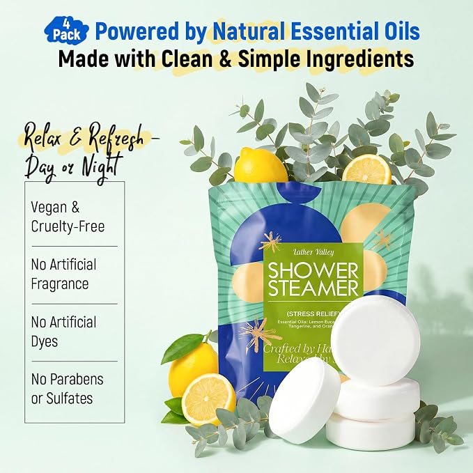 Shower Steamers Aromatherapy & Sport, 100% Pure Natural Essential Oils - Image 2