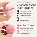 ADELEGOURDAIN Bath Bombs Set XL, Spa Gift Set - Image 4