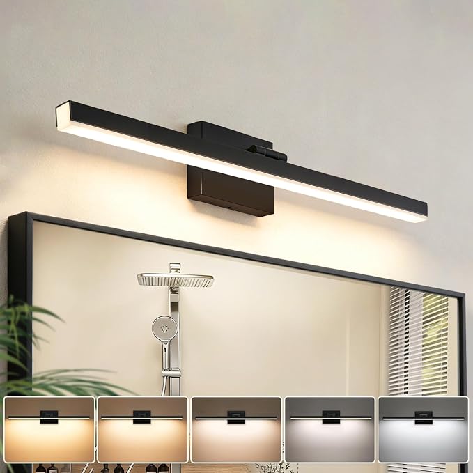 IZORRO Modern Bathroom Vanity Light 32 inch, 24W Dimmable Led Bathroom Light by IZORRO