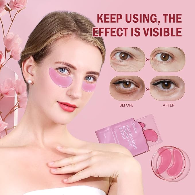 Yeokoe Under Eye Patches for Dark Circles, Puffy Eyes, 20 Pairs Face Masks - Image 4