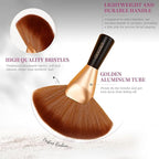docolor Fan Brush Finishing Powder Brush Multi-use Brush - Image 3