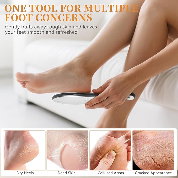 Foot Callus Remover for Feet, Metal Foot File Scraper, Stainless Steel Dual - Image 5