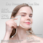 Stainless Steel Gua Sha Facial Tools | Premium Face & Body Massage Scraper - Image 5