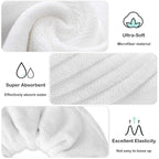 IVARYSS Super Towel Scrunchies for Drying Hair, Absorbent and Soft Microfiber - Image 3