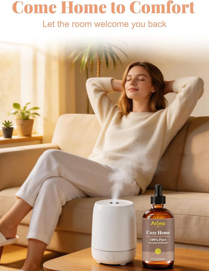 Cozy Home — A 100% Pure Essential Oil Blend Warm-Woods Blend that Makes Your - Image 7