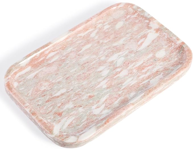 Karibiber Marble Vanity Tray, Marble Bathroom Tray Countertop, Decorative Tray - Image 7