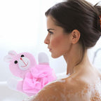 JIEYAO 2 Pcs Bath Mitt Washcloths Gloves, Cute Cartoon Exfoliating Glove Body - Image 4
