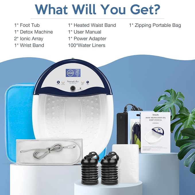 Ionic Foot Bath Detox Machine, Ion Detox Foot Bath Cleanse, LED Display Spa - Image 5