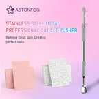 Pre-Treatment Cuticle Pusher, Dual Ended Cuticle Remover Russian Prep Nail - Image 7