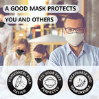 LEVENIS Face Masks 50 Pack, Breathable Comfortable and Disposable Mask - Image 3