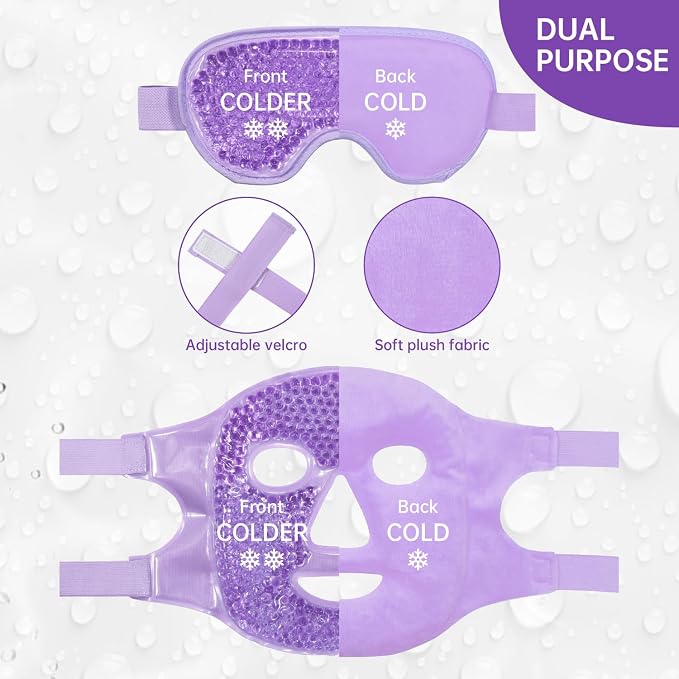 ZNÖCUETÖD Cooling Ice Face Eye Mask - Image 6