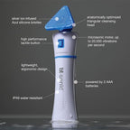Bio-Therapeutic bt-Sonic Facial Cleansing Brush, Microsonic Handheld Silicone - Image 2
