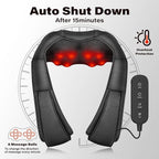 iKristin Neck Massager with Heat, Shiatsu Massager - Image 3