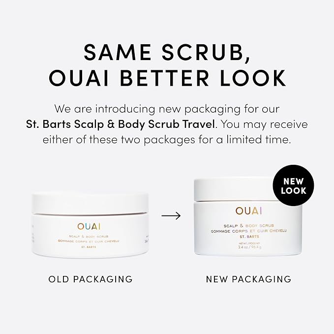 OUAI Scalp & Body Scrub, St. Barts Travel Size - Image 2