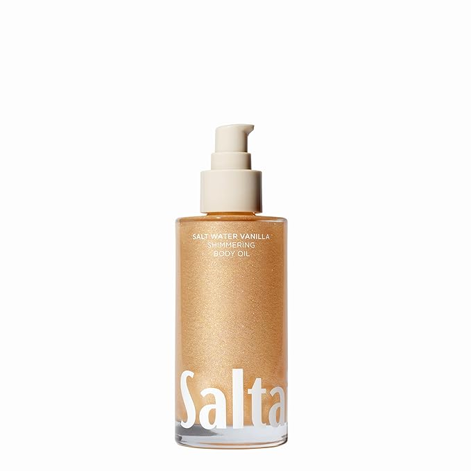 Saltair Shimmering Body Oil – Scented Dry Oil Moisturizer by Saltair