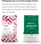 Amazon Basics Epsom Salt Soaking Aid, Soothing Rosemary & Mint Scent, 3 Pound - Image 3