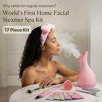 Facial Steamer Spa Kit with Complimentary 17 Skin Care Tools | Face Steamer - Image 2
