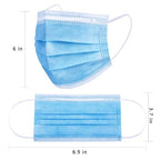 Borje Multicolor Disposable Face Masks 100 Pcs 5 Colors Face Mask 3 Ply - Image 4