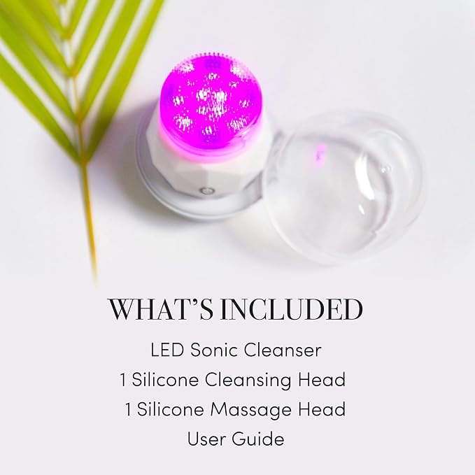reVive Light Therapy Soniqué Mini Acne Cleanser, Battery-Operated Sonic Face - Image 5