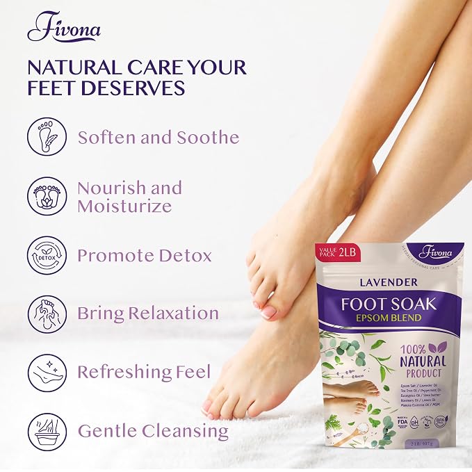 Foot Soak Epsom Salt with Lavender - Image 3