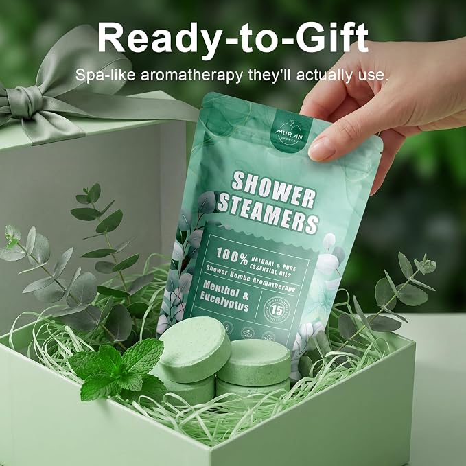 Shower Steamers Aromatherapy 15-Pack Shower Bombs Gifts - Image 7