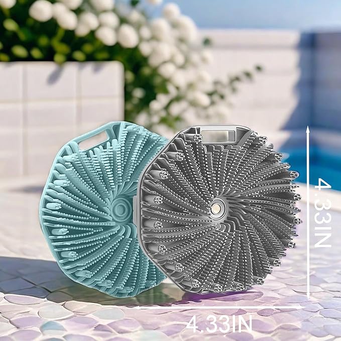 RamPula Silicone Body Scrubber, Silicone Loofah, Quick-Dry Exfoliating Body - Image 7