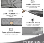 3 Pack Microfiber Hair Towel Wrap - Image 3