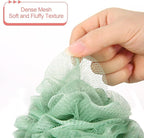 Loofah Sponge Pack of 4, Deep Cleansing Body Scrubber - Image 3