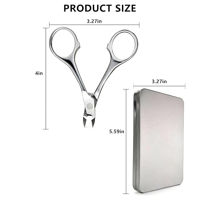 Cuticle Trimmer Nipper, Stainless Steel Cuticle Clipper - Image 2