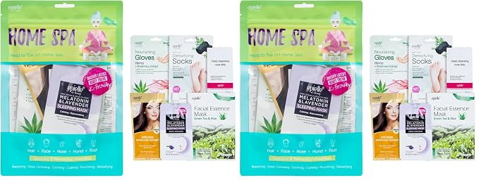 Epielle Home Spa Kit, 6 Relaxation Essentials, Nourishing & Detoxifying by Epielle