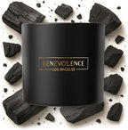 Benevolence LA 3 Wick Candle, Charcoal Large Scented Candle | Soy Candles | by BenevolenceLA