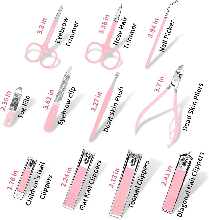 MINKINH 26-Piece Professional Manicure Set，Features Stainless Steel Tools - Image 7