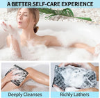 Exfoliating Washcloth Shower Towels, Premium Japanese Exfoliating Body Scrubber - Image 6