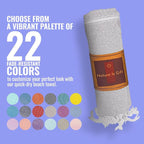 Beach Towel 100% Cotton Turkish Beach Towel Adult 38x70 Inch Pre-washed - Image 5