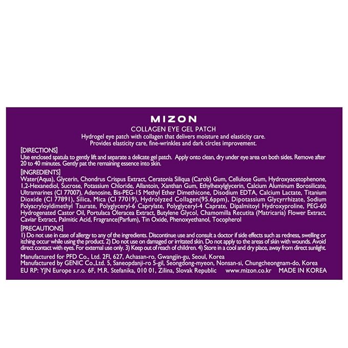 MIZON Marine Collagen Eye Gel Patch - Image 9