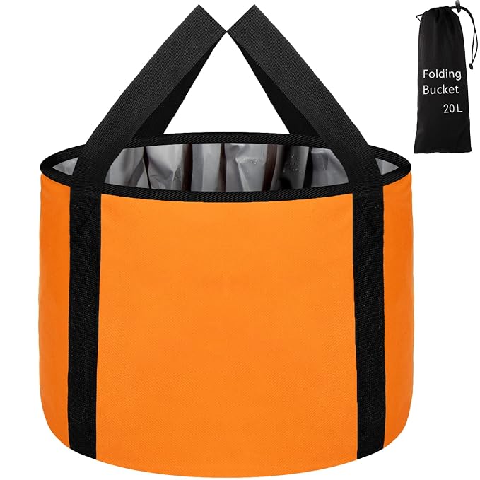 Foot Bath Basin 20L Collapsible Bucket, Portable Foot Soak Tub Feet Soaking by JSVSLTD