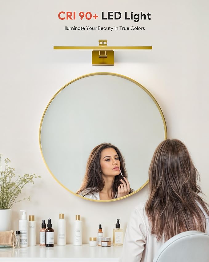 VONLUCE 24" LED Bathroom Vanity Light, 3CCT Modern LED Vanity Lights - Image 5
