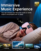 Sleep Mask with Bluetooth 5.4 Headphones, Wireless Music Sleep Eye Mask - Image 5