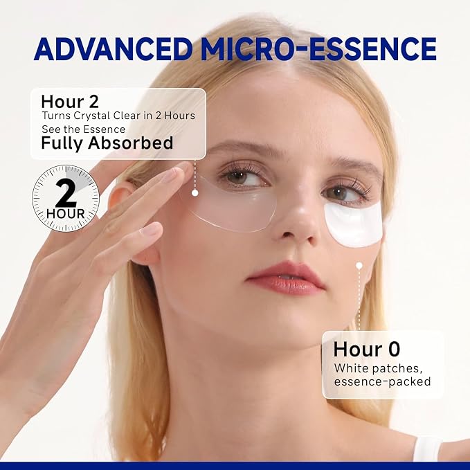 Peptide Under Eye Patches, Firming Eye Patches Instant Reduces Dark Circles and - Image 6