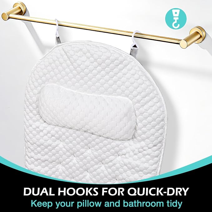 Full Body Bath Pillow for Bathtub, Thick Soft Tub Cushion - Image 6