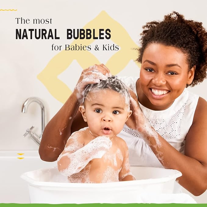 Alaffia Babies & Kids Bubble Bath, Coconut Chamomile, Pump Included – Gentle - Image 3