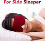 Sleep Eye Mask for Men Women, Sleeping Mask for Side Sleeper, Travel Blackout - Image 2