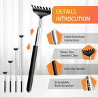 USAGA 20 Fingers Head Massager Scalp Massager Head Scratcher Extendable Back - Image 3