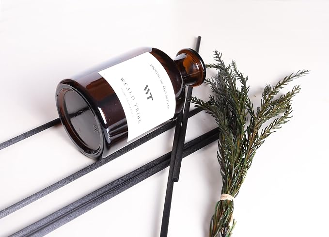 WEALD TRIBE Reed Diffuser Set for Bathroom Air Fresheners, Oil Diffuser Sticks - Image 3
