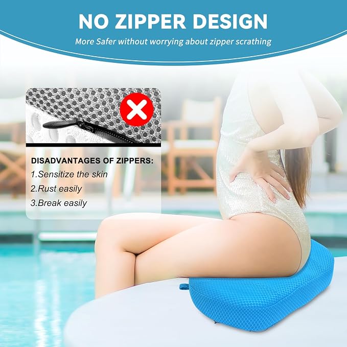 Idle Hippo Hot Tub Booster Seat, Weighted Hot Tub Pillow - Image 6