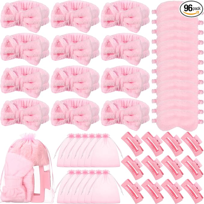 96 Pcs Spa Party Supplies Sleepover Essentials Gift by Wavyknot