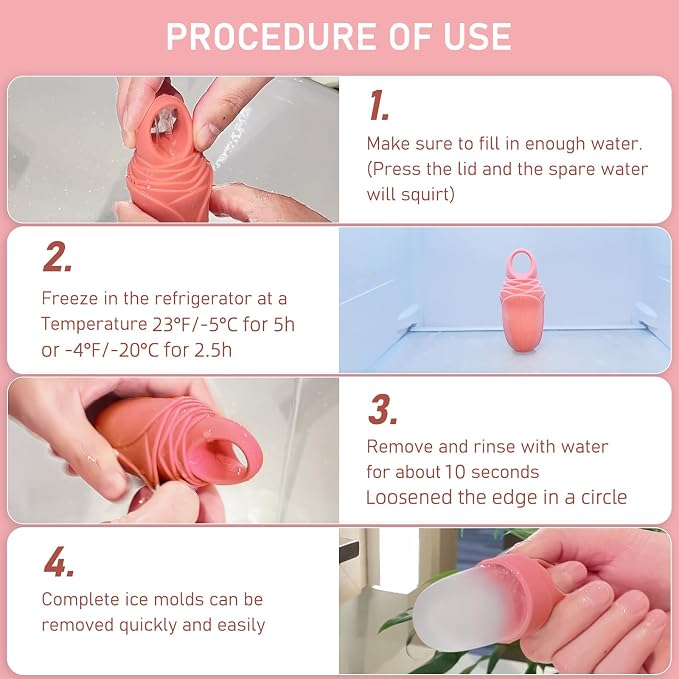3 Pcs Facial Ice Roller Silicone Mold Reusable - Image 6