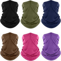 Fuinloth Neck Gaiter, 6 Pack Cooling UV Protection Bandana Face Mask Gator Scarf by fuinloth
