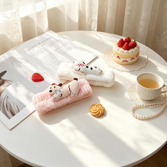 PERFECTSIGHT Kawaii Headband for Spa, Washing Face, Party - Image 5