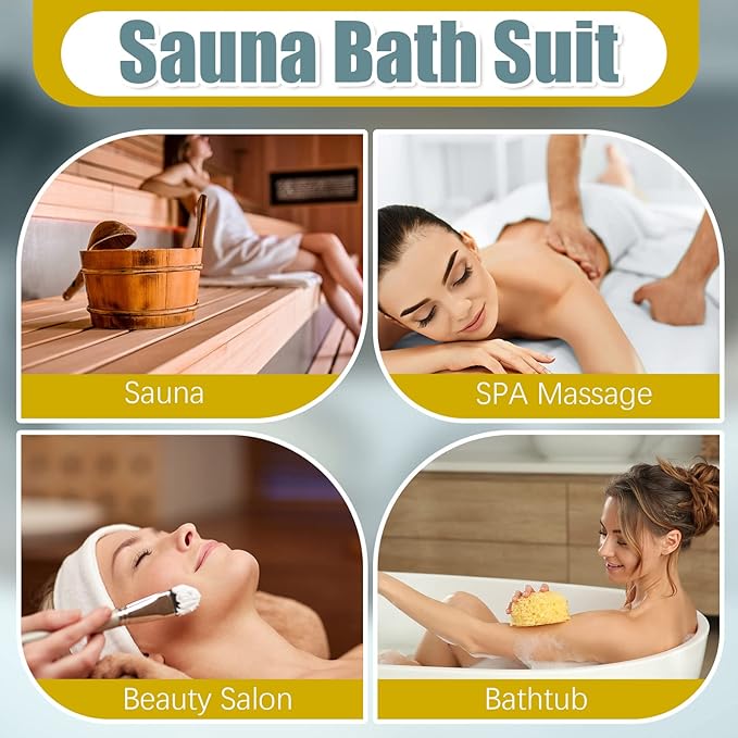 Xtinmee Disposable Body Wraps PE Sauna Bath Suit Plastic Body Sauna Wrap - Image 4